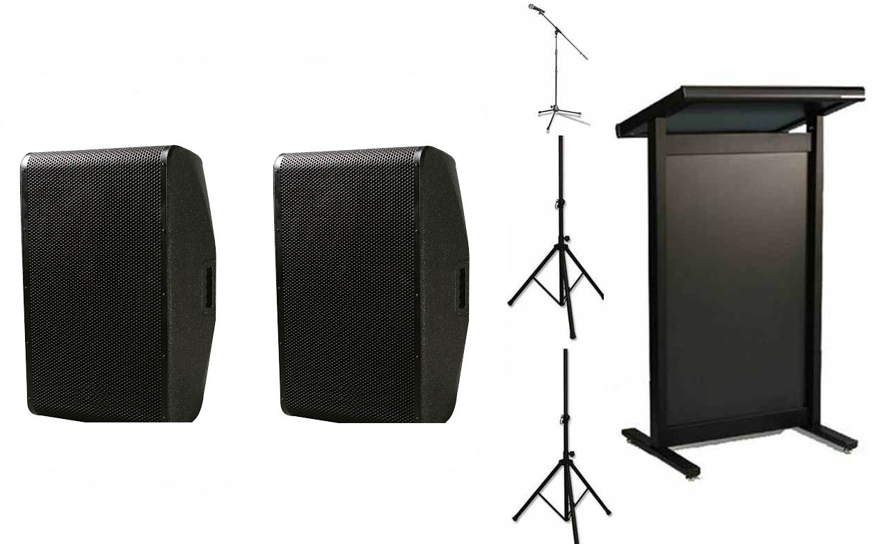 Lectern Hire and microphone with sound system