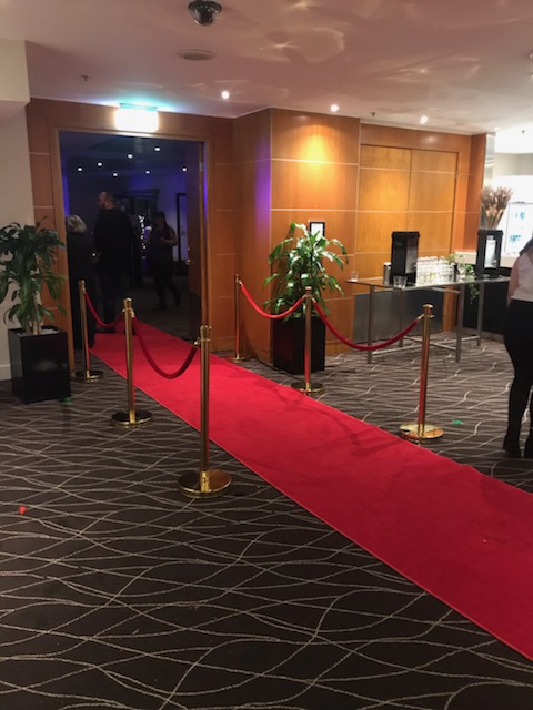 Red Carpet Hire with bollards